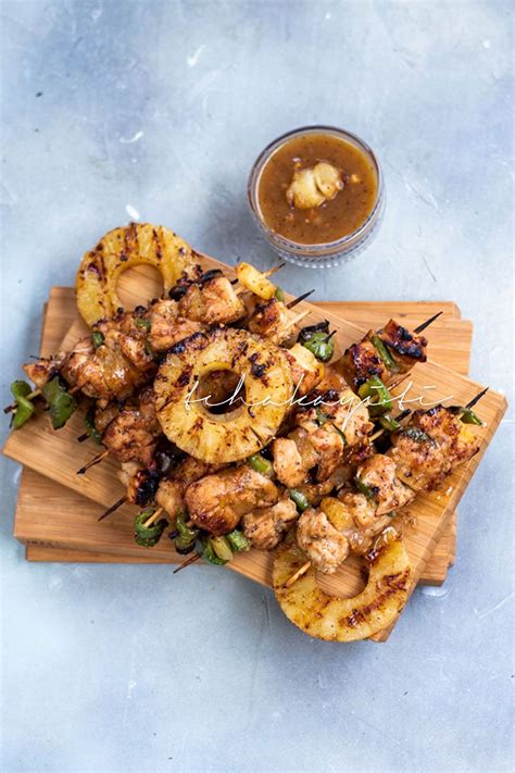 Spicy Pineapple Chicken Kabobs The Tchakayiti Way Tchakayiti Recipe Pineapple Chicken