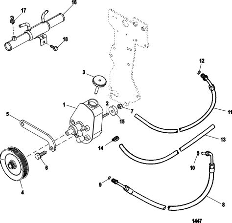 Mercury Mercruiser 350 Mag Mpi Alpha Bravo 0m600000 Thru 0w059999 Power Steering