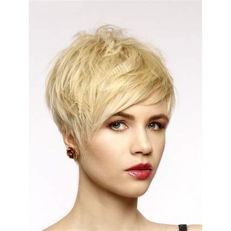 Nice Lace Front Pixie Real Hair Straight Wigs Pixie Wigs Lace Front