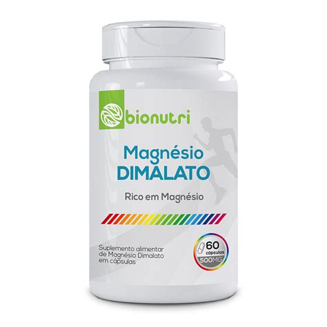 MAGNÉSIO DIMALATO 60 CAPS 500 MG Shopee Brasil