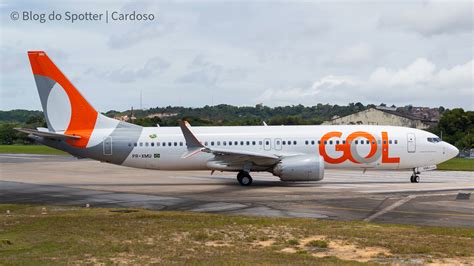 PR XMU Boeing 737 MAX 8 GOL Linhas Aéreas BLOG DO SPOTTER