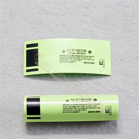 100pcs Lot 18650 Lithium Battery Package Casing Heat Shrinkable Casing