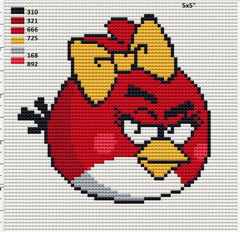 View Topic My First Try At Patterns Angry Birds Collection Cross