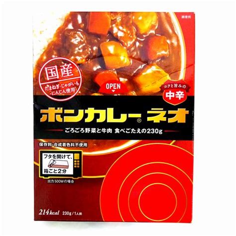 大塚食品 ボンカレーネオコクと旨みの中辛 1人前（230g） ネットスーパー｜トキハオンラインショップ