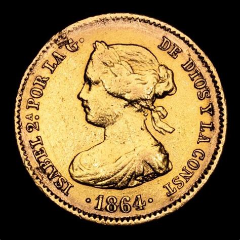 Spain Isabel II 1833 1868 40 Reales Madrid 1864 Catawiki