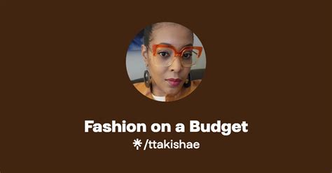 Fashion On A Budget Instagram Facebook TikTok Linktree