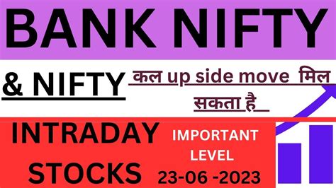 Banknifty And Nifty Prediction For Tomorrow Intraday Stocks Stocks