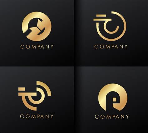 Premium Vector Abstract Golden Logo Template