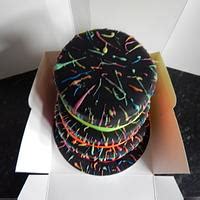 Splatter Cake Decorated Cake By Pennyscupcakes Cakesdecor