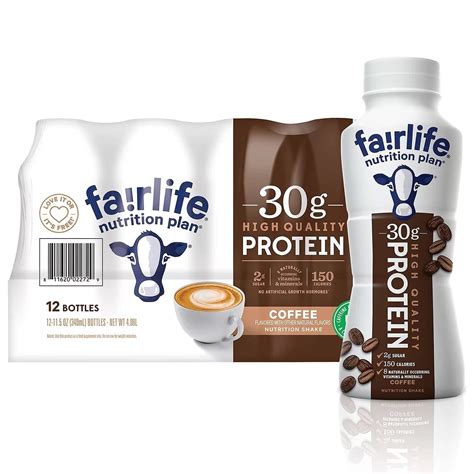 Fairlife Nutrition Plan 30g Protein Shake Coffee 11 5 Fluid Ounce Pack Of 12 Fairlife