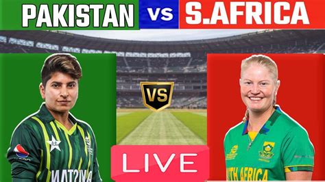 Live Pakistan Women Vs South Africa Women Nd Odi Match Pakw Vs Saw