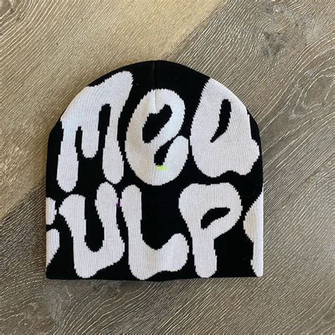 Y K Streetwear Beanie Mea Culpa Mea Culpa Y K Beanie Etsy Sweden