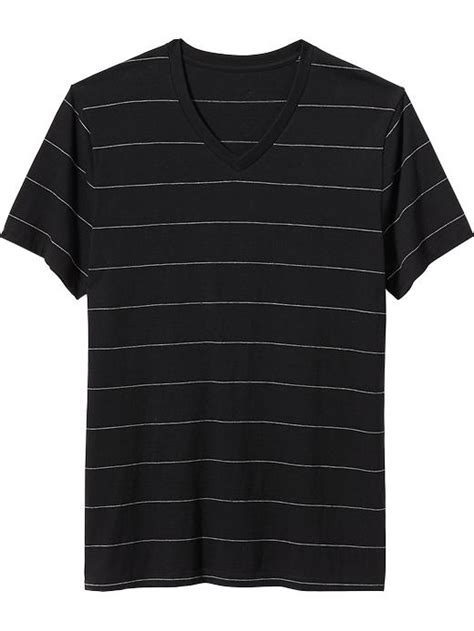 Men S Striped V Neck Tees Old Navy