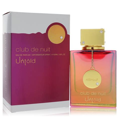 Eau De Parfum Spray Club De Nuit Untold De Armaf En 105 ML Pour Femme