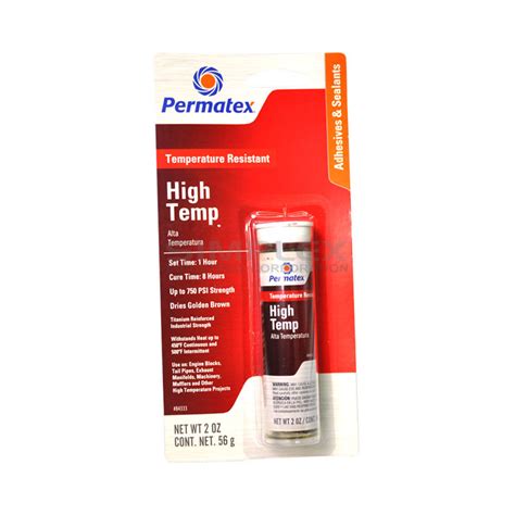 Permatex High Temp Epoxy 2 Oz Adhesive And Sealant 84333 Simplex