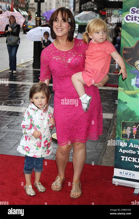 Natalie Cassidy And Daughter Eliza Attending The Uk Premiere Of Nickelodeon S Dora The Explorer