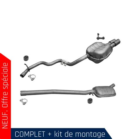 ÉCHAPPEMENT POUR SYSTÈME d échappement ŠKODA SUPERB II 1 8 TSi EUR 192