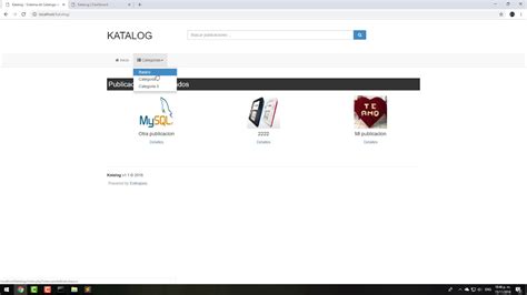 Katalog Sistema De Catalogo En Linea Con Php Y Mysql Youtube