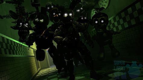 [sfm Fnaf] Fnaf 3 Anniversary Poster By Superlarrysbm On Deviantart