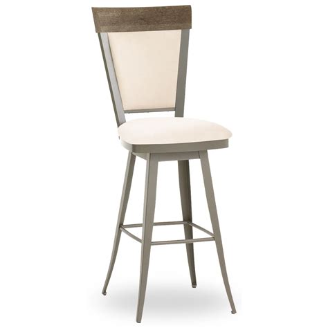 Amisco Farmhouse 41410 26 Customizable 26 Eleanor Swivel Counter Stool