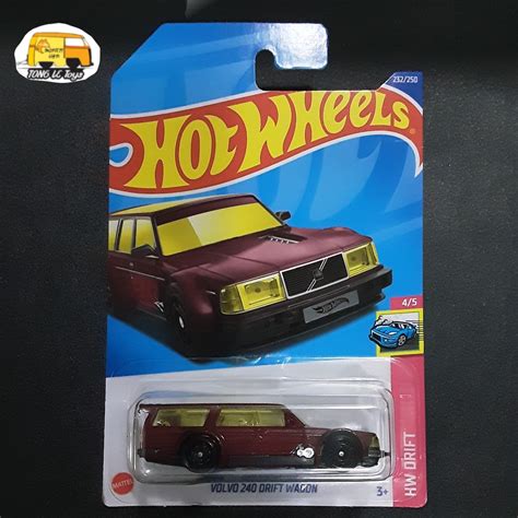 Original Hotwheels Volvo Drift Wagon Mainline Case N And P