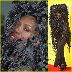 Grace Jones Looks Fierce At Grace Jones Bloodlight Bami Premiere