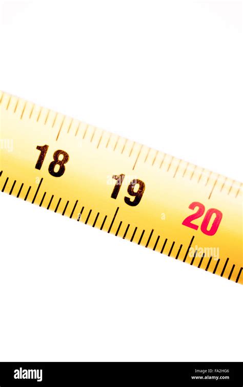 measuring tape metal ruler showing measuement  centimeters cm