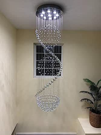 Spiral Sphere Crystal Chandelier Ceiling Lights Dst Spectacular