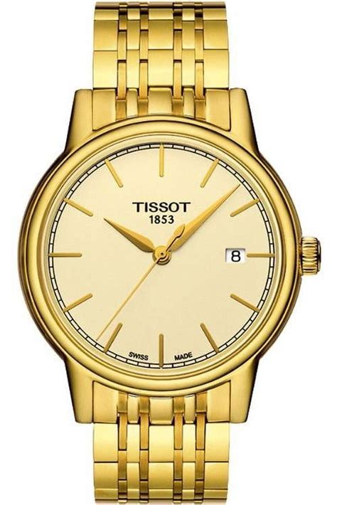 Tissot Carson Gold Tone Mens Watch T0854103302100