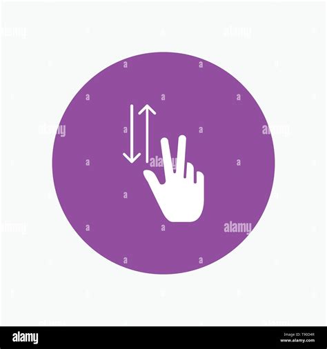 Finger Gestures Two Up Down Stock Vector Image Art Alamy