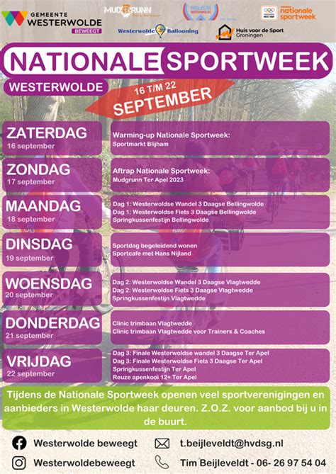 Westerwolde Beweegt Nationale Sportweek