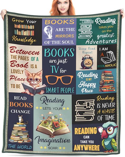 Amazon Just A Girl Who Loves Books Reading Blanket X Gift