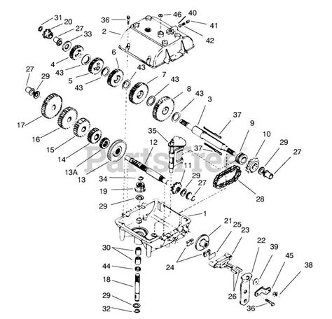 Exploring The Inner Workings Of The Peerless 2300 Transaxle A Detailed Parts Diagram