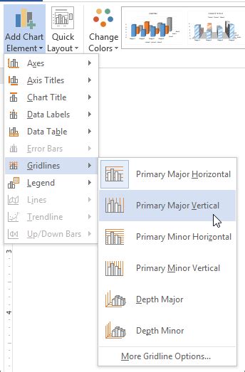 Microsoft Office Tutorials Display Or Hide Chart Gridlines