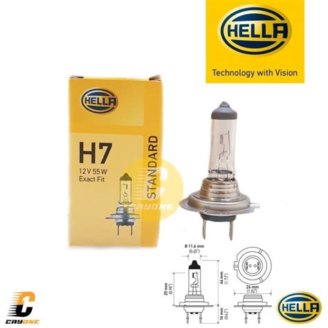 Hella Bohlam Lampu Halogen Mobil H V W Lazada Indonesia