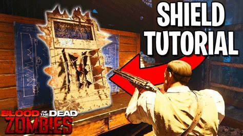 How To Build The Shield On Blood Of The Dead Black Ops Zombies