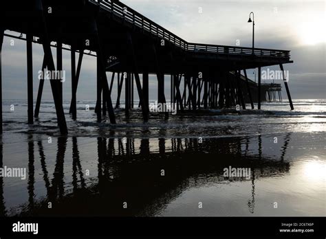 Pismo Beach Pier At Sunset California USA Stock Photo Alamy