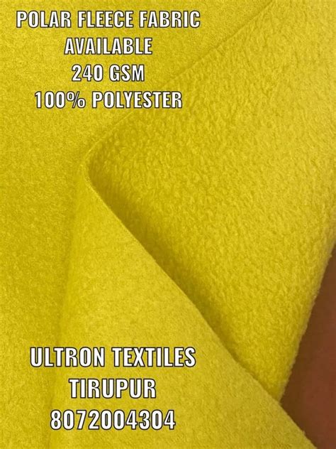 Plain Solid Polar Fleece Fabric GSM 250 300 At Rs 280 Kg In Tiruppur