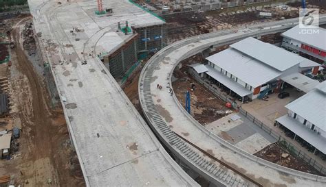 FOTO Begini Suasana Pembangunan Depo LRT Dari Udara Foto Liputan6