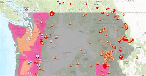 Heres A List Of Major Fires Contributing To Spokanes Smoky Air The