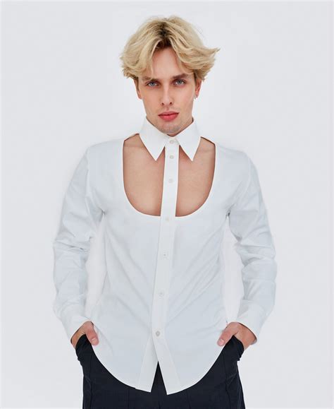 White Bib Shirt Kardasjan Shop