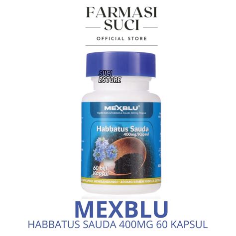 Mexblu Habbatus Sauda Mg Kapsul Shopee Malaysia