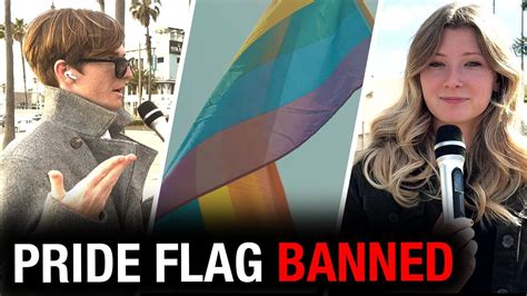 Residents React To Public Property Pride Flag Ban In Huntington Beach