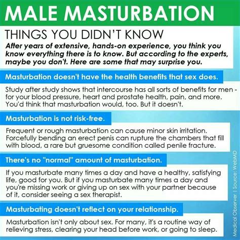 Male Masterbation Health Pinterest