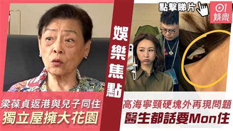 今日娛樂 新聞｜87歲「順嫂」梁葆貞返港與兒子新抱同住 獨立屋擁大花園種滿花草｜高海寧頸上硬塊外身體再現問題 入院檢查：醫生都話要mon住