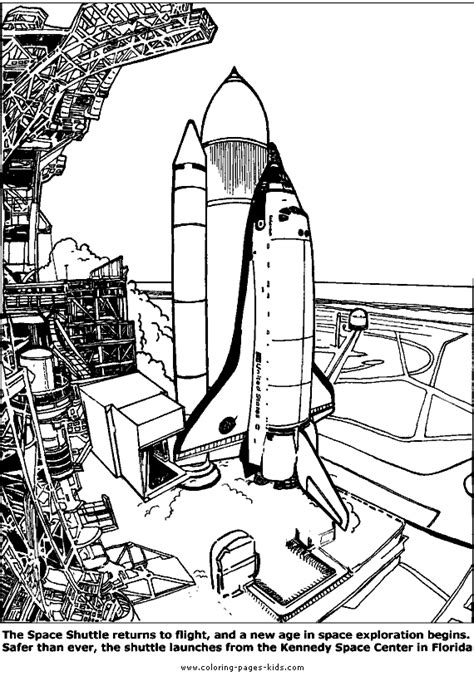 Space Shuttle Coloring Pages Printable Coloring Pages