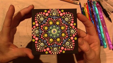 Painted Dot Mandalas For Beginners Youtube