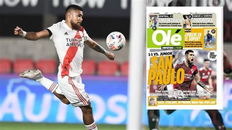 River Plate Vs Junior Copa Libertadores Paulo D Az Portada De