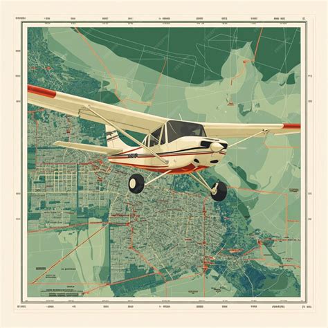 A Visual Flight Rules Vfr Chart With Information On Airspace Classes
