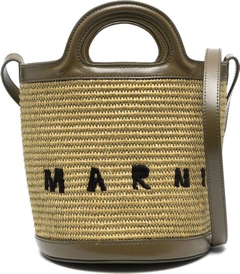 Marni Tropicalia Raffia Bucket Bag Shopstyle